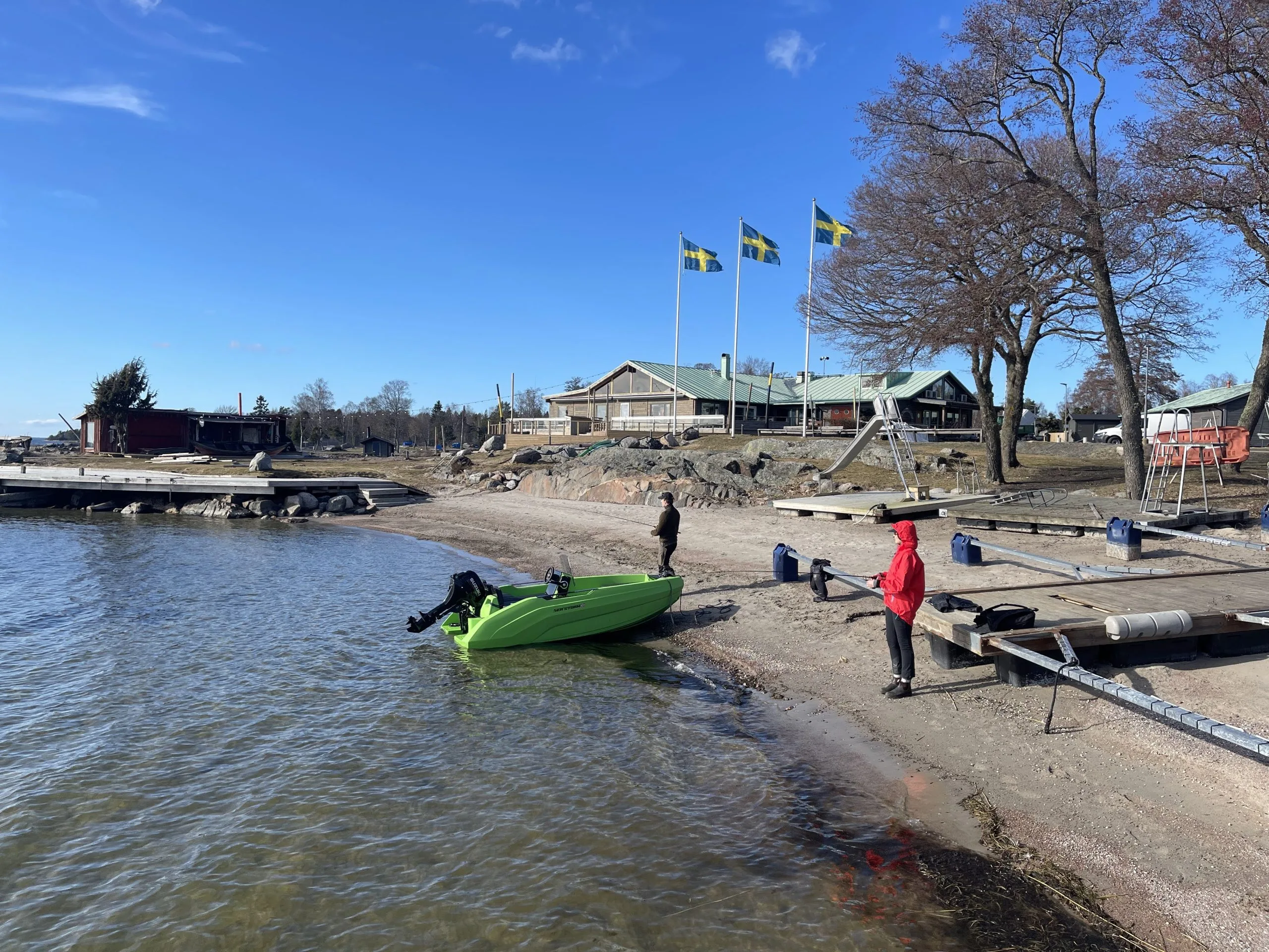 SeaStorm 12 HDPE Advantage – on the beach